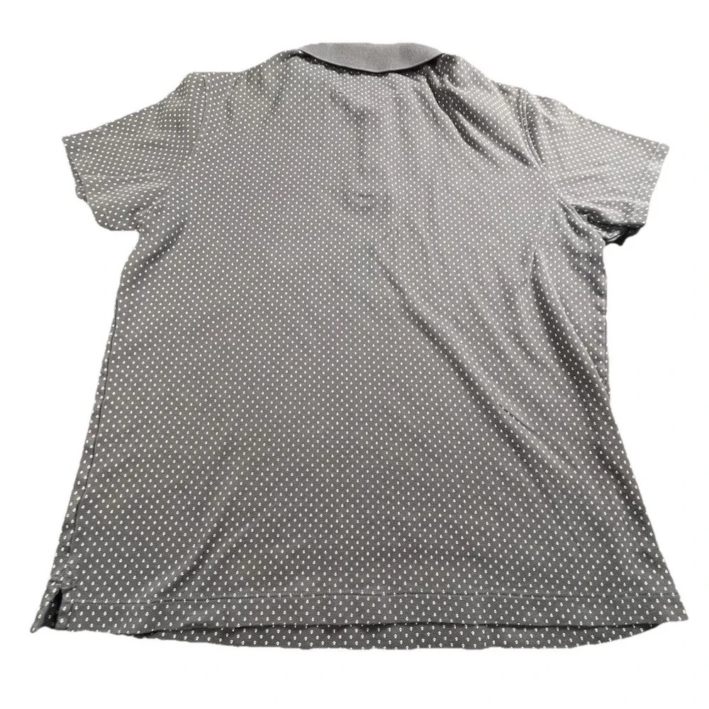 Banana Republic Dress Polo Shirt Men's Size Large Short Sleeve Casual Dark‎ Gray